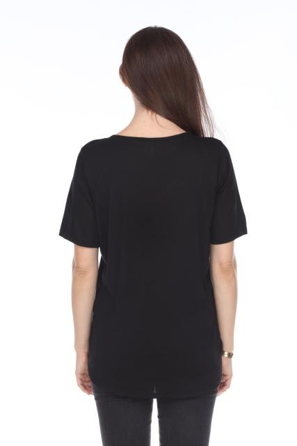 3303 Junior's Relaxed Modal V-Neck Tee