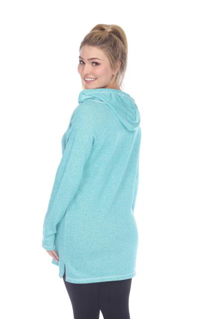 8905 Junior's French Terry Tunic Pullover Hoodie
