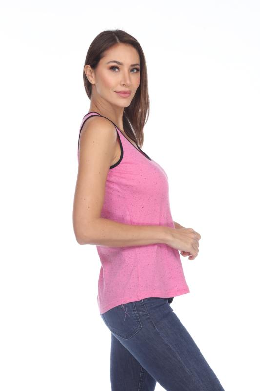 1207 Junior's Curve Hem Nub Ringer Tank