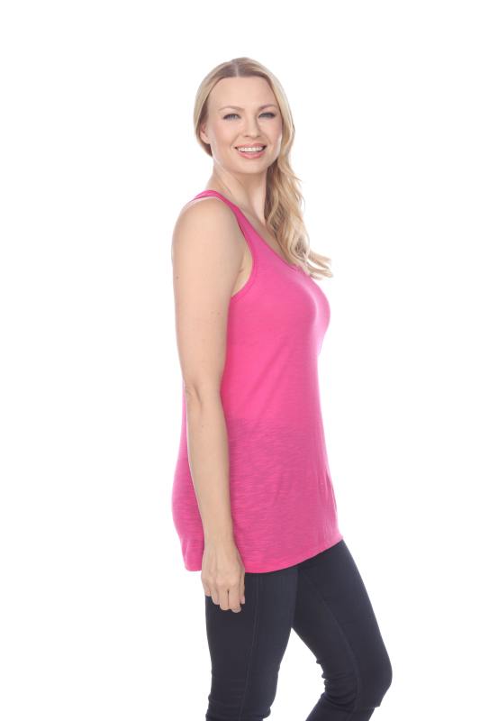 7402 LADIES POLY RAYON SLUB TANK TOP