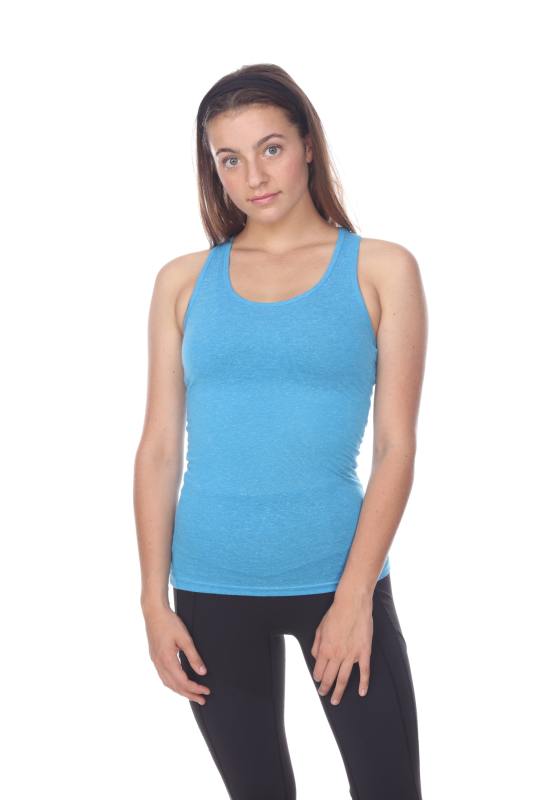 2004 Junior's Poly Linen Blend Racerback Tank