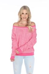 8904 Junior's French Terry Long Sleeve Pullover