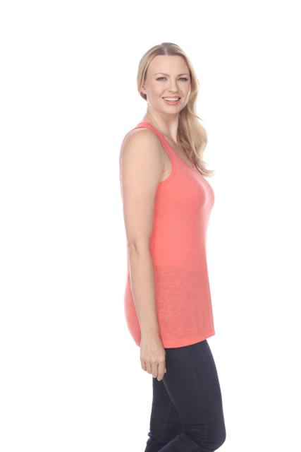 7402 LADIES POLY RAYON SLUB TANK TOP