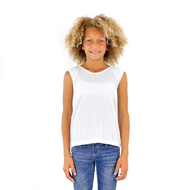 9014 Girl's Flutter Sleeve Tank