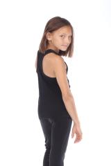 9004 GIRLS RACERBACK COTTON SLUB TANK