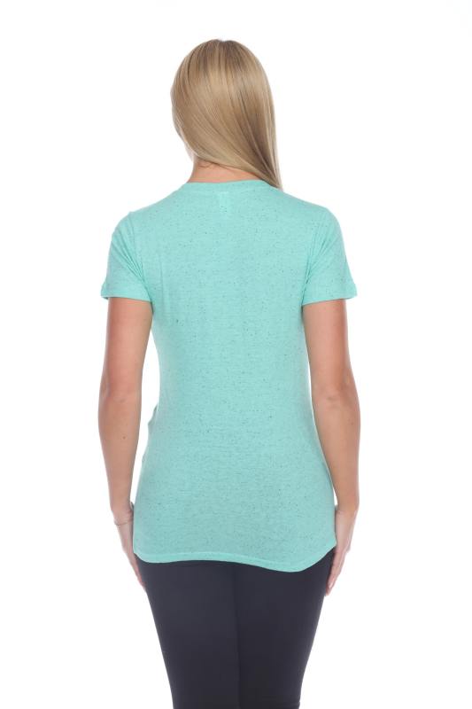 1203 Junior's Cotton Nub Short Sleeve Regular V-Neck Tee