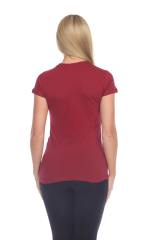 1000 Junior's Luxury Cap Sleeve Crew Neck Tee