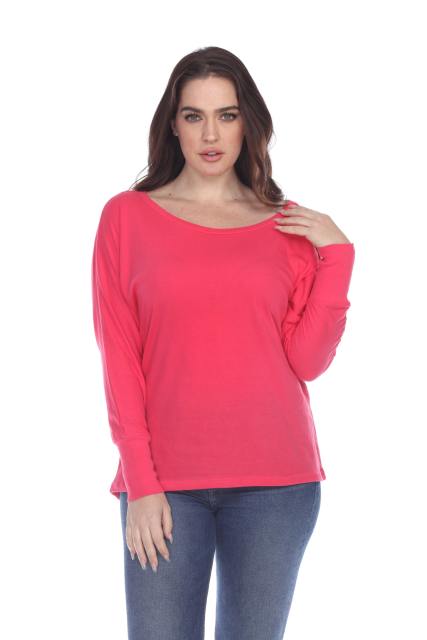 1101 Junior's Kimono Long Sleeve Hi-Lo Tee