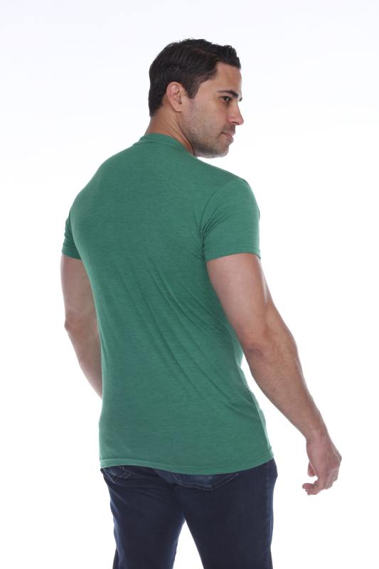 3751 Men's Tri Blend V-Neck Tee