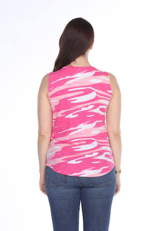 2009C Junior's Camo Print Muscle Tank