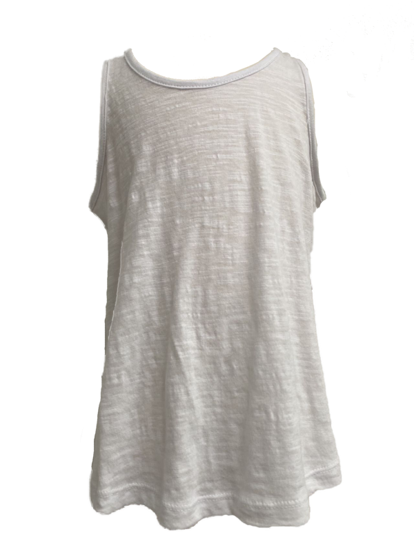 9007 Girls Curve Hem Flowy Tank