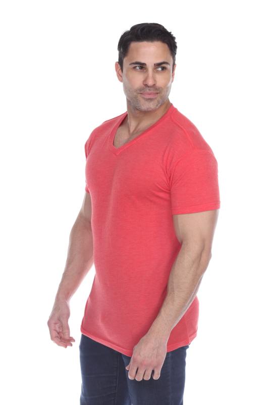 3751 Men's Tri Blend V-Neck Tee