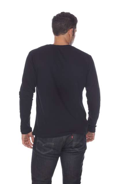 4701 Men's Slim Fit Long Sleeve V-Neck Tee