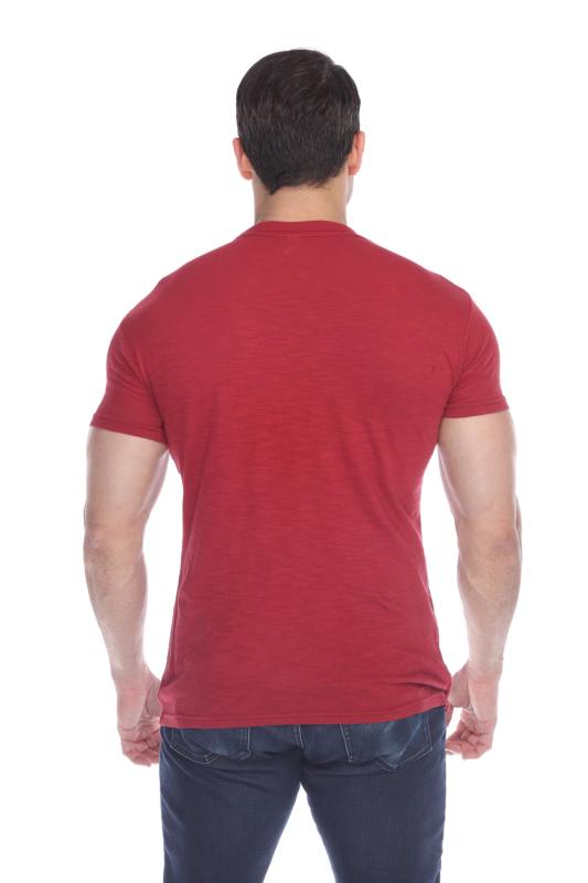 6550 Men's Short Sleeve Cotton Slub Tee