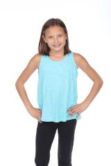 9007 Girls Curve Hem Flowy Tank