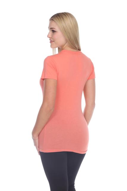 3900 Junior's Bamboo Blend Short Sleeve Crew Neck Tee