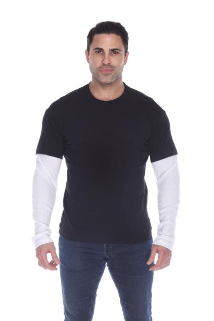 4760 Men's Thermal 2-fer Long Sleeve Jersey Tee