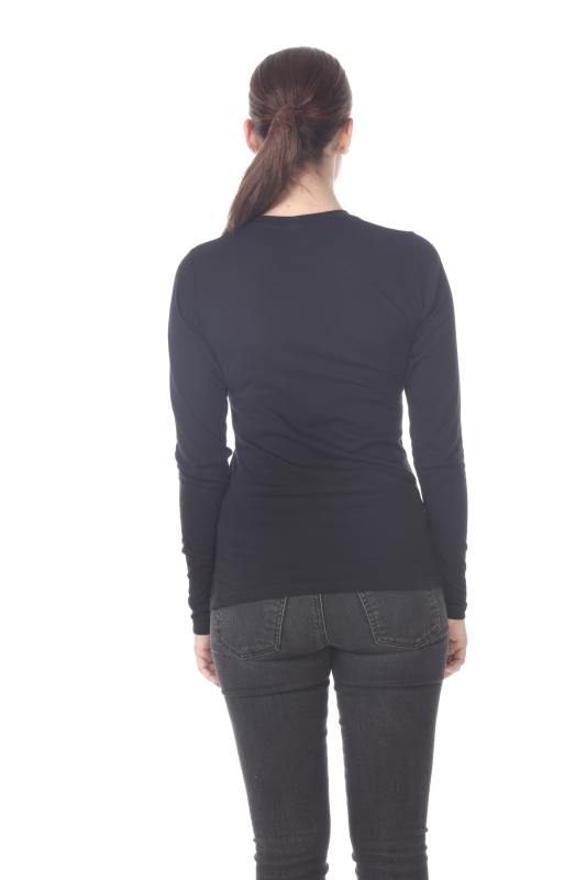 3100 Junior's Long Sleeve CVC Blended Crew Neck Tee