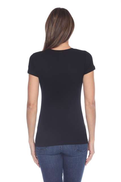 5003 Juniors Cap Sleeve "Tear Drop" V-Neck Tee