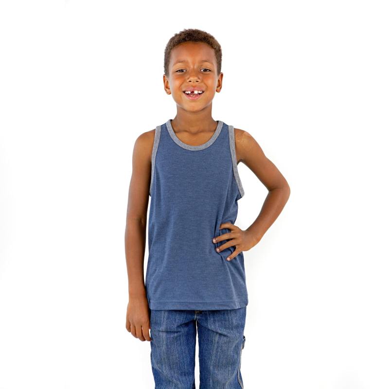 9601 Boy's Tri Blend Tank