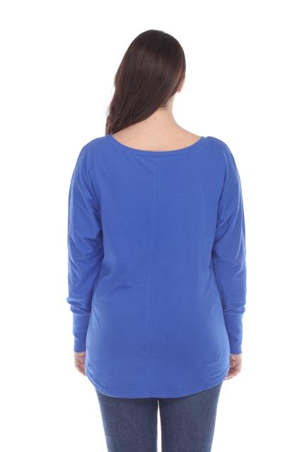1101 Junior's Kimono Long Sleeve Hi-Lo Tee