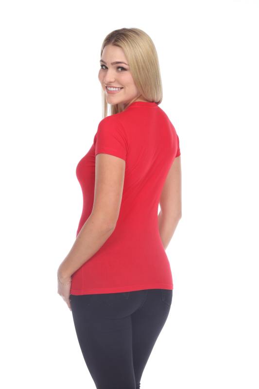 1000 Junior's Luxury Cap Sleeve Crew Neck Tee