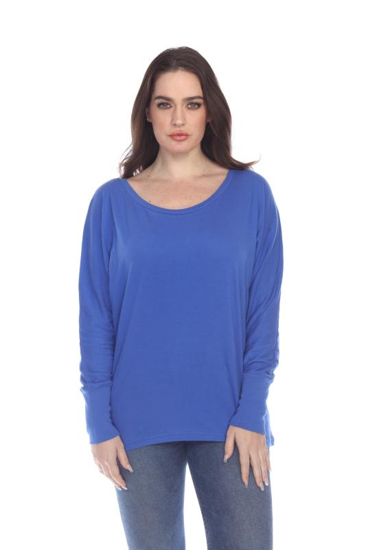 1101 Junior's Kimono Long Sleeve Hi-Lo Tee