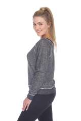8904 Junior's French Terry Long Sleeve Pullover