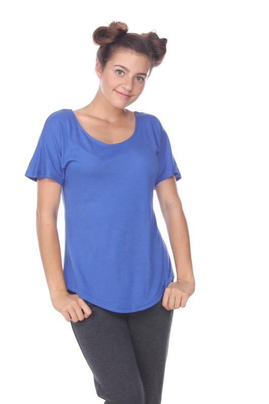 3905 Junior's Bamboo Blend Curve Hem Dolman