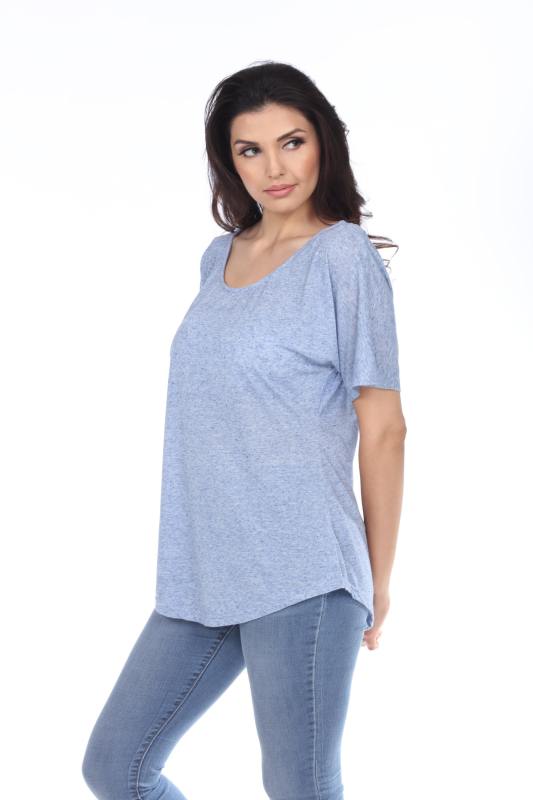 7805 LADIES POLY LINEN DOLMAN