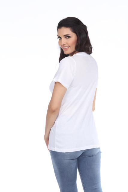 7100 Ladies Jersey Short Sleeve Scoop Neck Tee