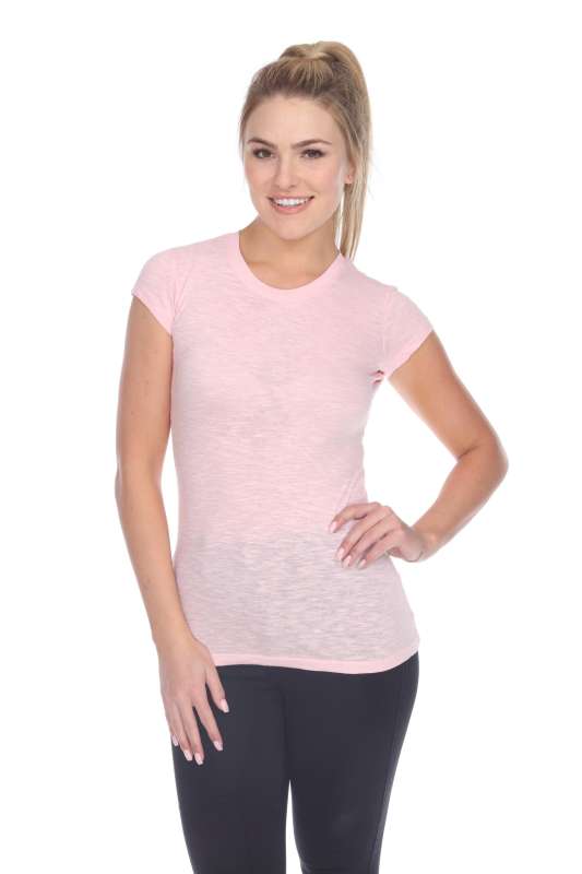 6050 Juniors Cap Sleeve Cotton Slub Tee