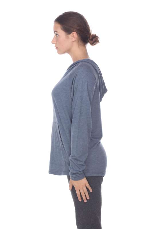 3606 Adult Unisex Pullover Hoodie with Curve Hem