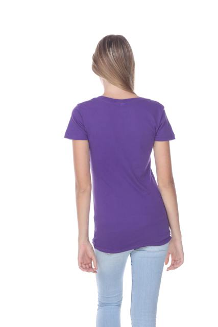 1003 Junior's Cap Sleeve Deep V Neck Tee