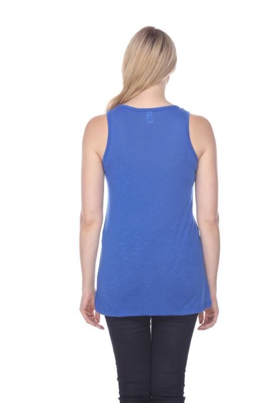 7402 LADIES POLY RAYON SLUB TANK TOP