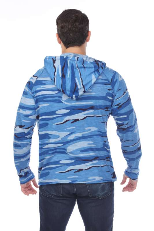 3606C Adult Unisex Camo Print Pullover Hoodie