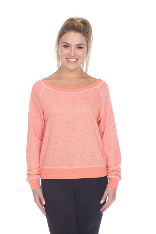 8904 Junior's French Terry Long Sleeve Pullover