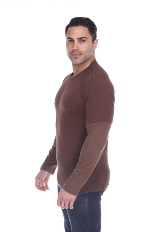4760 Men's Thermal 2-fer Long Sleeve Jersey Tee