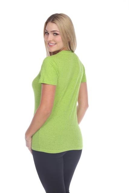 1203 Junior's Cotton Nub Short Sleeve Regular V-Neck Tee