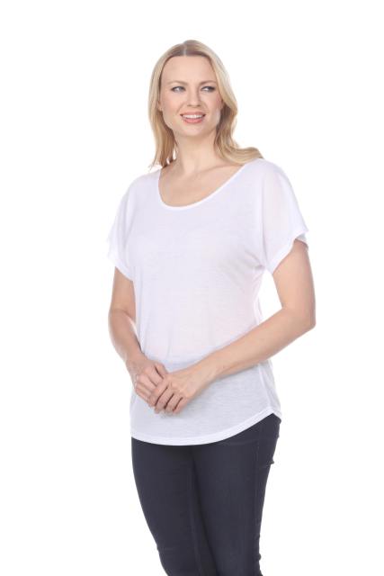 7301 Ladies Scoop Back Dolman