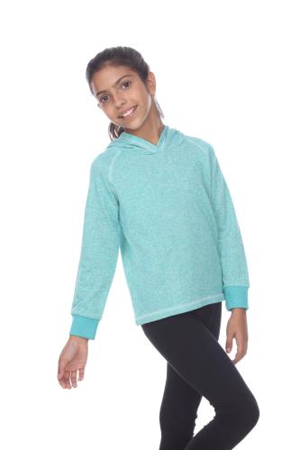 8906G Girls French Terry Pullover Hoodie