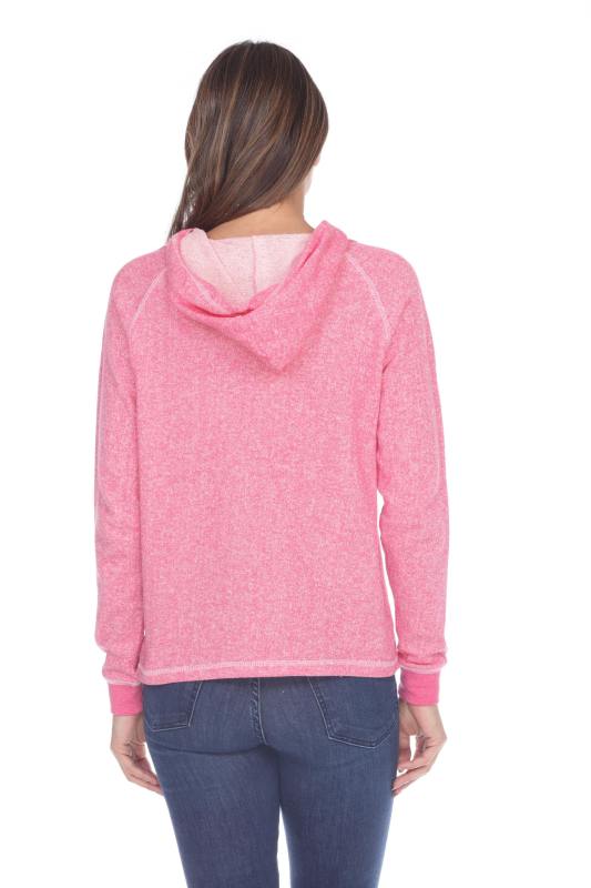 8906 Junior's French Terry Boxy Hoodie Pullover