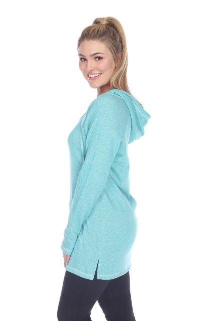 8905 Junior's French Terry Tunic Pullover Hoodie