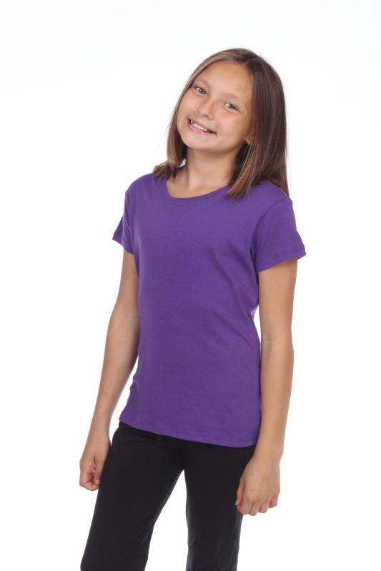 1000G Girls Cap Sleeve Crew Tee