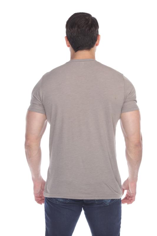 3600 Men's Short Sleeve CVC Blended Crew Neck Tee