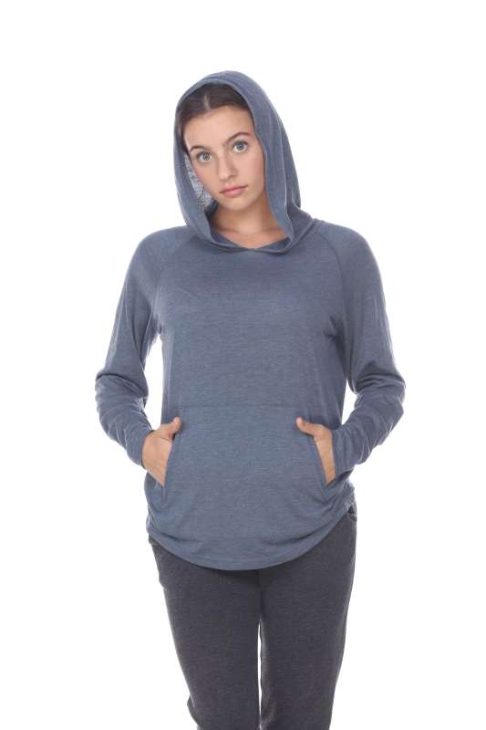 3606 Adult Unisex Pullover Hoodie with Curve Hem
