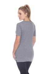 3207 Junior's Tri-blend Essential Hi-Lo Pocket Tee