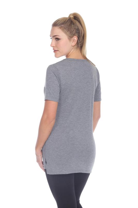 3207 Junior's Tri-blend Essential Hi-Lo Pocket Tee
