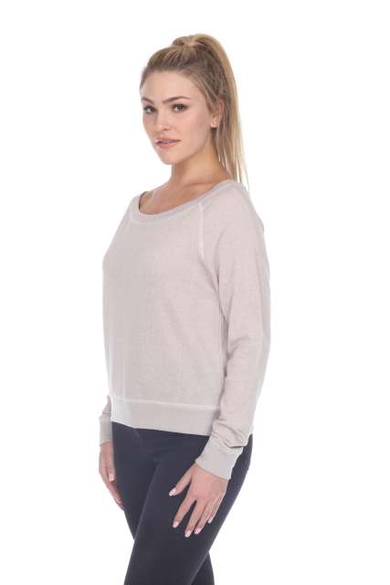 8904 Junior's French Terry Long Sleeve Pullover