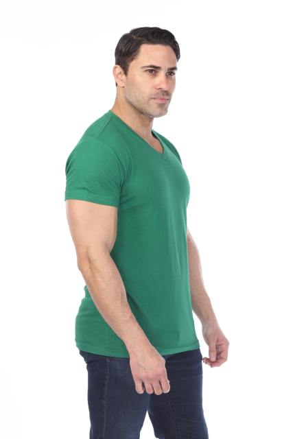 4601 Men's Slim FIt Short Sleeve V-Neck Tee